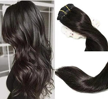 Load image into Gallery viewer, 15-22 inch Clip in Human Hair Extensions - 7pc Set Wig Store 
