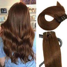 Load image into Gallery viewer, 15-22 inch Clip in Human Hair Extensions - 7pc Set Wig Store 
