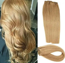 Load image into Gallery viewer, 15-22 inch Clip in Human Hair Extensions - 7pc Set Wig Store 
