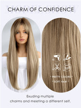 Load image into Gallery viewer, 26 Inch Gradient Straight Hair Wigs
