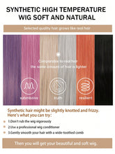 Load image into Gallery viewer, 26 Inch Gradient Straight Hair Wigs
