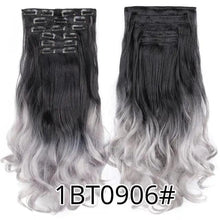 Load image into Gallery viewer, 22 Inch Clip in Body Wave Synthetic Hair Extensions Set Wig Store
