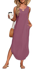 Load image into Gallery viewer, Long Summer Dress for Women with Pockets
