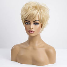 Load image into Gallery viewer, Layered Short Flip Style Blended Human Hair Wig for Women
