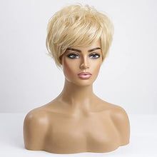 Load image into Gallery viewer, Layered Short Flip Style Blended Human Hair Wig for Women
