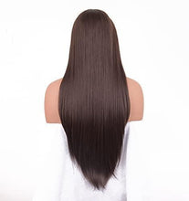 Load image into Gallery viewer, 12 inch Light Brown Loose Curly Lace Front Wig with Middle Part Wig Store
