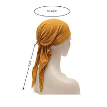Load image into Gallery viewer, Pre Tied Head Scarf Headwrap Turban

