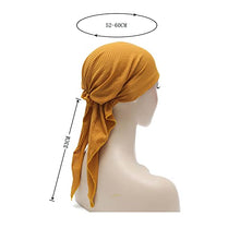 Load image into Gallery viewer, Pre Tied Head Scarf Headwrap Turban
