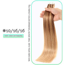 Load image into Gallery viewer, Tape in Hair Extensions Human Hair - 20 Pcs 50 Grams
