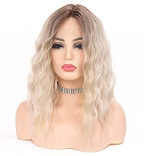 Load image into Gallery viewer, 12 inch Light Brown Loose Curly Lace Front Wig with Middle Part Wig Store
