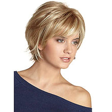 Load image into Gallery viewer, Layered Short Flip Style Blended Human Hair Wig for Women
