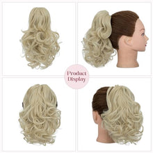 Load image into Gallery viewer, 12” Short Curly Claw Ponytail Extension Clip In On Hairpiece
