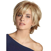 Load image into Gallery viewer, Layered Short Flip Style Blended Human Hair Wig for Women
