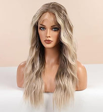 Load image into Gallery viewer, 12 inch Light Brown Loose Curly Lace Front Wig with Middle Part Wig Store
