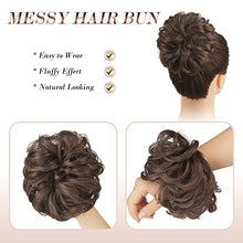 Load image into Gallery viewer, Large Full Messy Hair Bun Hair Pieces 1.94oz
