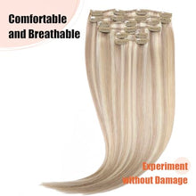 Load image into Gallery viewer, Silky Straight Clip in Remy Hair Extensions for Women
