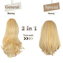 Load image into Gallery viewer, Synthetic Clip in Claw Hair Extension 13&quot; Ponytail Extension Long Curly Ponytail
