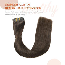 Load image into Gallery viewer, Silky Straight Clip in Remy Hair Extensions for Women
