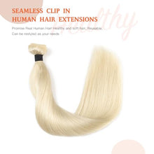 Load image into Gallery viewer, Silky Straight Clip in Remy Hair Extensions for Women
