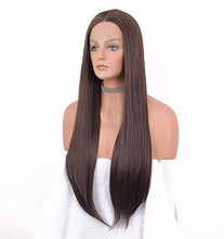 Load image into Gallery viewer, 12 inch Light Brown Loose Curly Lace Front Wig with Middle Part Wig Store
