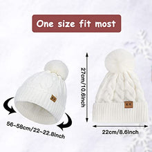 Load image into Gallery viewer, Fleece Knitted Winter Hat
