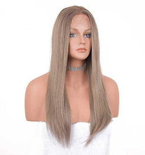 Load image into Gallery viewer, 12 inch Light Brown Loose Curly Lace Front Wig with Middle Part Wig Store
