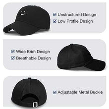 Load image into Gallery viewer, Smiley Face Baseball Cap Accessories Wig Store
