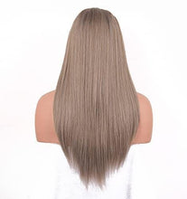 Load image into Gallery viewer, 12 inch Light Brown Loose Curly Lace Front Wig with Middle Part Wig Store
