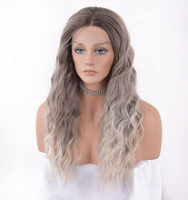 Load image into Gallery viewer, 12 inch Light Brown Loose Curly Lace Front Wig with Middle Part Wig Store
