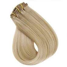 Load image into Gallery viewer, Real Human Hair Extension Clip Ins 120 Grams 7 Pcs Hair Extensions Wig Store
