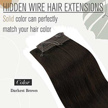 Load image into Gallery viewer, Human Hair Invisible Wire Hair Extensions Wig Store
