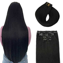 Load image into Gallery viewer, Double Weft Clip in Hair Extensions Human Hair Clip in Hair Extensions Wig Store
