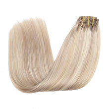 Load image into Gallery viewer, Silky Straight Clip in Remy Hair Extensions for Women
