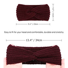 Load image into Gallery viewer, Crochet Ear Warmer Knit Headband - 6pcs
