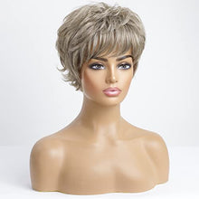 Load image into Gallery viewer, Layered Short Flip Style Blended Human Hair Wig for Women
