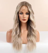 Load image into Gallery viewer, 12 inch Light Brown Loose Curly Lace Front Wig with Middle Part Wig Store
