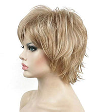 Load image into Gallery viewer, Short Layered Shaggy Synthetic Wig with Bangs
