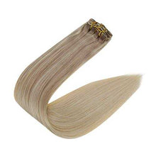 Load image into Gallery viewer, Real Human Hair Extension Clip Ins 120 Grams 7 Pcs Hair Extensions Wig Store
