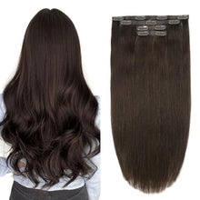 Load image into Gallery viewer, Silky Straight Clip in Remy Hair Extensions for Women
