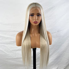 Load image into Gallery viewer, Brown Lace Front Wig with Blonde Highlights Wig Store 
