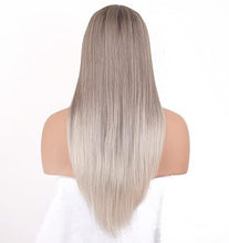 Load image into Gallery viewer, 12 inch Light Brown Loose Curly Lace Front Wig with Middle Part
