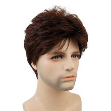 Load image into Gallery viewer, Short Straight Synthetic Mens Wig Wig Store
