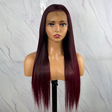 Load image into Gallery viewer, Brown Lace Front Wig with Blonde Highlights Wig Store 

