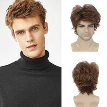 Load image into Gallery viewer, Synthetic Fiber Layered Mens Wig Wig Store
