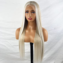 Load image into Gallery viewer, Brown Lace Front Wig with Blonde Highlights Wig Store 
