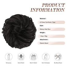 Load image into Gallery viewer, Large Full Messy Hair Bun Hair Pieces 1.94oz
