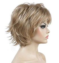 Load image into Gallery viewer, Short Layered Shaggy Synthetic Wig with Bangs

