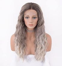 Load image into Gallery viewer, 12 inch Light Brown Loose Curly Lace Front Wig with Middle Part Wig Store
