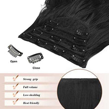 Load image into Gallery viewer, Synthetic Clip in Hair Extensions 4PCS Long Wavy 20 inches clip in hair extensions Wig Store
