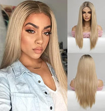 Load image into Gallery viewer, 12 inch Light Brown Loose Curly Lace Front Wig with Middle Part Wig Store
